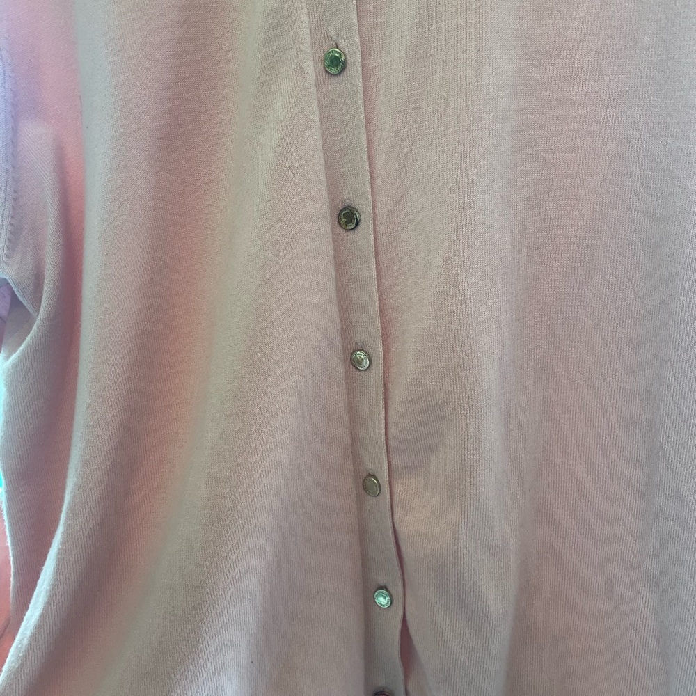Gorgeous Calvin Klein 2XL pink/peach cardigan - Picture 3 of 7